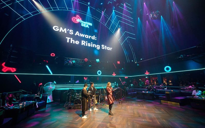 Tiktok GMS Award The Rising Star event organized by the live group in Singapore